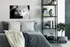 MuchoWow® Poster In der Nähe Ansicht Wolf in Schwarz und Produktbild-Vorschau 4