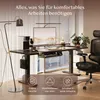 FLEXISPOT QE1 Výškově nastavitelný stůl 160 x 60 cm, 4 Náhled obrázku produktu 2