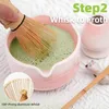 Matcha Besen Set, Matcha Set Rosa 6 Teiliges für Matcha Tee Produktbild-Vorschau 9