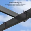 PURPLE LEAF Aluminium Pergola 4x3 m Schiebedach, Produktbild-Vorschau 8