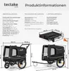tectake® Hundeanhänger WoofRider 3in1 multifunktional Produktbild-Vorschau 5