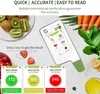 A product shot of a Greentest ECO 6 device surrounded by fresh produce and text highlighting its features. Produktbild-Vorschau