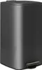 A dark gray rectangular pedal bin with a silver pedal. Produktbild-Vorschau