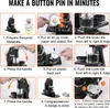 VEVOR Button Machine Button Maker 200 ks 58 mm a 300 ks 25 Náhled obrázku produktu 6