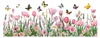 3er-Set Wandtattoos mit Aquarell-Wildblumen, Gras und Produktbild-Vorschau 4
