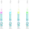 Four electric toothbrushes lined up against a white background. Produktbild-Vorschau