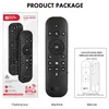 Product package contents and individual components of a dual-mode wireless air mouse remote control. Produktbild-Vorschau
