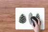 MuchoWow® Mauspad Mousepad Tannenzapfen - Natur - Schwarz Produktbild-Vorschau 3