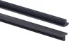 Two black rubber profiles are shown against a white background. Produktbild-Vorschau