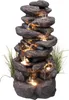 Arnusa Felsen Wasserfall Gartenbrunnen BK902 aus Polyresin, Produktbild-Vorschau 4