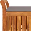 Panchina da giardino con cuscini 126 cm in legno massiccio Anteprima dell’immagine prodotto 15