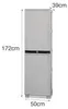 Allain - Armario Exterior, 50x39x172h cm Gris Claro, 3 Vista previa de la imagen del producto 3