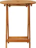 vidaXL Tavolo da giardino pieghevole Ø60x75 cm in legno Anteprima dell’immagine prodotto 10
