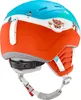 A child's ski helmet with a colorful design. Produktbild-Vorschau