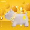 Kinderpullover mit Pumpe RHINOCERO, grau mit Bandana Produktbild-Vorschau 3