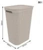 Rotho Wäschesammler 50 L Brisen - Wäschekorb 43,1 x 34 x Produktbild-Vorschau 4