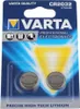 A retail package of VARTA CR2032 lithium coin cell batteries. Voir les images du produit