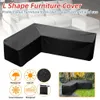 Gartenmöbel Abdeckung L-Form Wasserdichte Ecklounge Sofa Produktbild-Vorschau 6