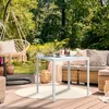 Relaxdays Gartentisch Holzoptik, Balkontisch wetterfest, Produktbild-Vorschau 2