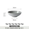 Teller set 6er Ø20 cm Keramik Suppenteller Suppenschüssel Produktbild-Vorschau 2