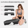 SPORTNOW Fitness stepper, výškovo nastaviteľná stepperová Náhľad obrázku produktu 4
