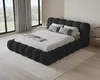 Chilly Möbel Design Polsterbett Stone Schwarz Bouclé Stoff Produktbild-Vorschau 3