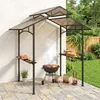 Outsunny Grillpavillon mit Flammschutzdach 2,5 x 1,5m Produktbild-Vorschau 2