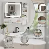 Puluomis armoire de toilette salle de bain 80cm avec 3 Voir les images du produit 8