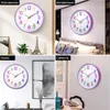 Kinder Wanduhr 12 Zoll, Leise Quarzuhr, 3D Zahlen, Modernes Produktbild-Vorschau 5