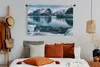 MuchoWow® Wandteppich Wandbehang Winter - See - Schnee Produktbild-Vorschau 4