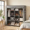 HOMCOM Stoffschrank Kleiderschrank mit Kleiderstange, 10 Produktbild-Vorschau 8