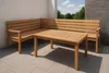 Eckbank Freetown | Teakholz massiv | 255/195 x 68 cm | Produktbild-Vorschau 3