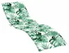 vidaXL Sunbed Cover Leaf Pattern Oxford Fabric Náhľad obrázku produktu 1