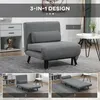 HOMCOM Klappbett Schlafsessel Gästebett Schlafsofa mit Produktbild-Vorschau 6