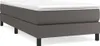 Struttura letto in ecopelle grigia 80x200 cm Anteprima dell’immagine prodotto 1