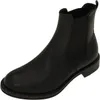A black Chelsea boot is shown against a white background. Voir les images du produit