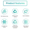 Vestavný prosklený dřez pro kuchyňský dřez Nerezová Náhled obrázku produktu 4