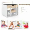 Kindertisch mit Stuhl, Abnehmbarer Kinderschreibtisch mit Produktbild-Vorschau 6