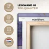 MuchoWow® - Leinwandbilder - Lila - Modern - Marmor - Produktbild-Vorschau 3