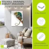 ARTland Wandbild Alu für Innen & Outdoor Ambanja Panther Produktbild-Vorschau 3