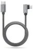 deleyCON 2m 100W USB C Ladekabel Winkel 90 Grad - C auf C - Produktbild-Vorschau 3