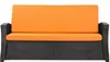 Bankkissen 180×50×50x7 cm orange – Sitzkissen für Produktbild-Vorschau 1