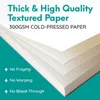 MozArt Supplies Premium Aquarellpapier A4 30 Blatt 300 g/m² Produktbild-Vorschau 4