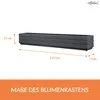 ALFALUX Blumenkasten Blumentöpfe Pflanzkasten Holz Kübel Produktbild-Vorschau 2