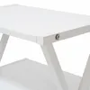 Supporto per stampante Relaxdays con rotelle, 2 ripiani, A Anteprima dell’immagine prodotto 7