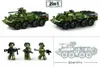 Sluban Model Bricks M38-B1251 Tank BTR-80AS IFV à l'échelle Voir les images du produit 2