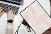 MuchoWow® Laptop Hülle 14 ZollMarmor - Weiß - Rosa - Produktbild-Vorschau 2