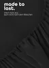 A close-up of black fabric with text overlay. Produktbild-Vorschau