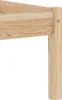 A close-up view of the corner of a wooden bed frame. Náhled obrázku produktu