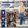 MuchoWow® Koffer Handgepäck Trolley Rollkoffer Kleine Produktbild-Vorschau 2